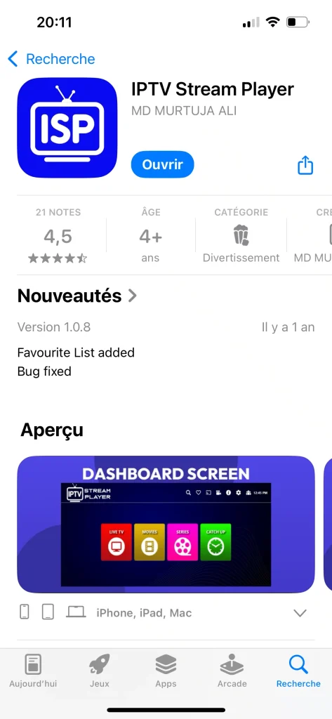 IPTV Stream player for macbook