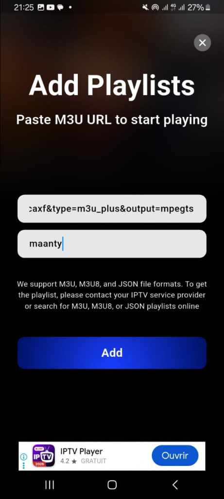 M3U information