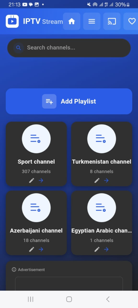 Add Playlist on Android