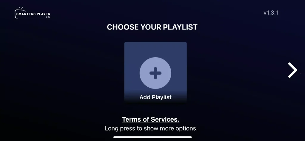 Add Playlist on ios