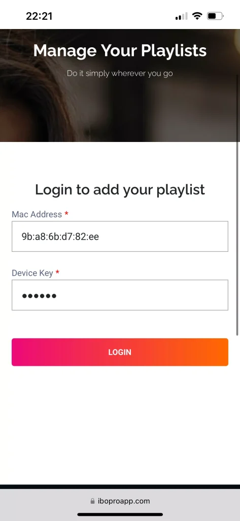 Manage Playlist