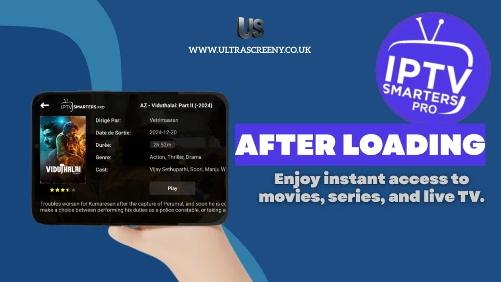 wide selection of content IPTV