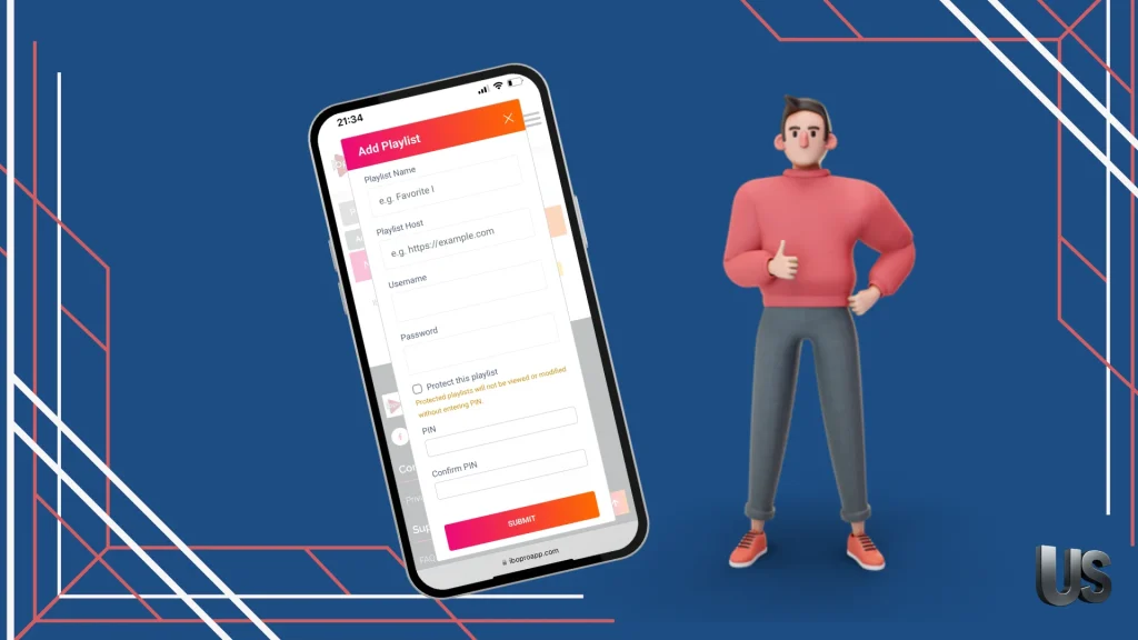 Add Playlist M3U format