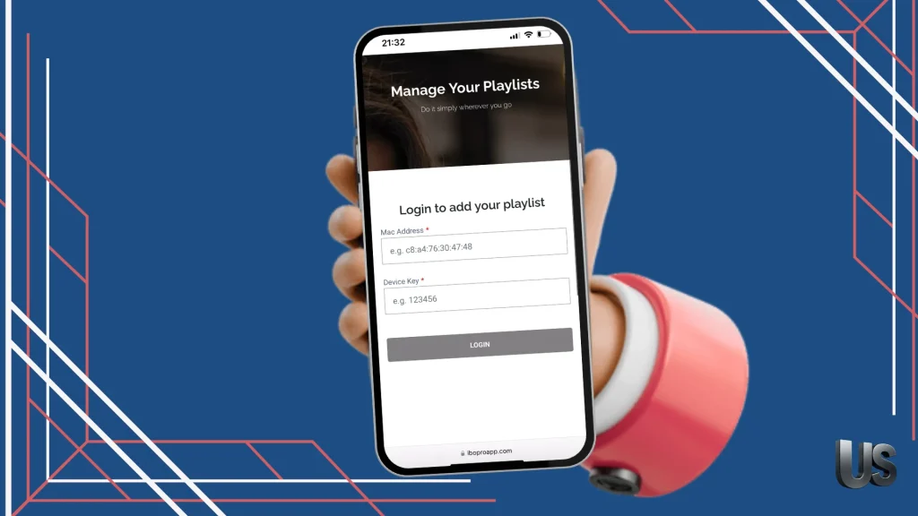 Entering IPTV App information