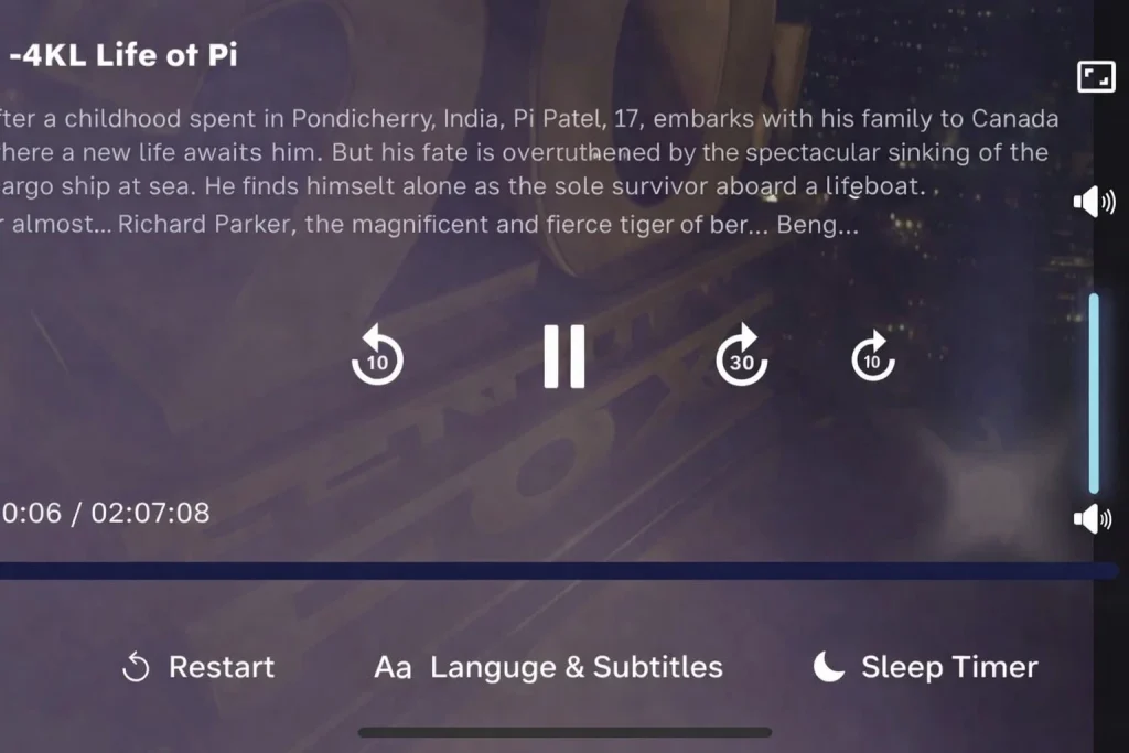 IPTV content on IPTVX