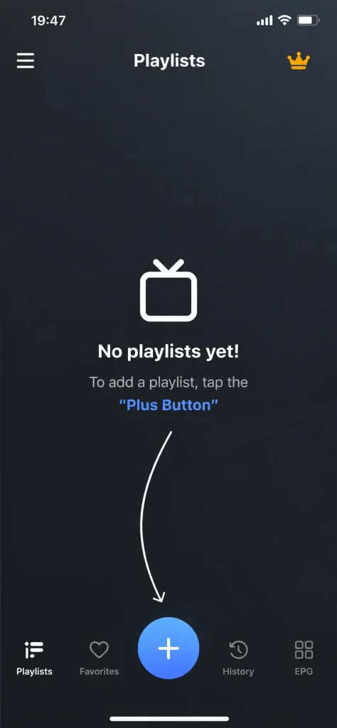 add a playlist on iPhone