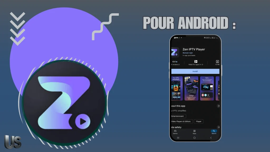Zen iptv player for Android