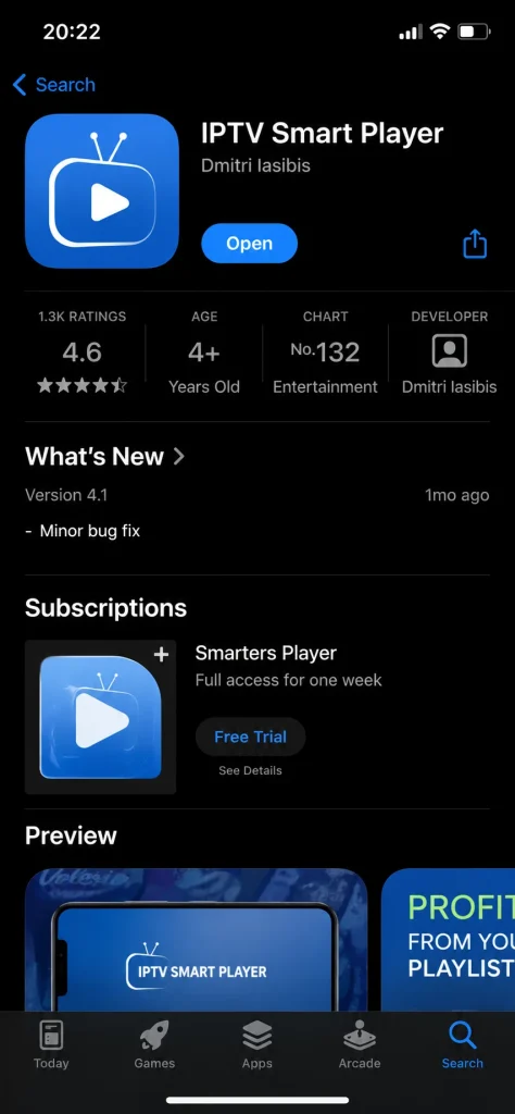IPTV Smart Player download