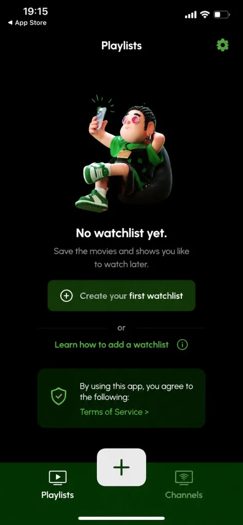 Downloading IPTV application on iPhone