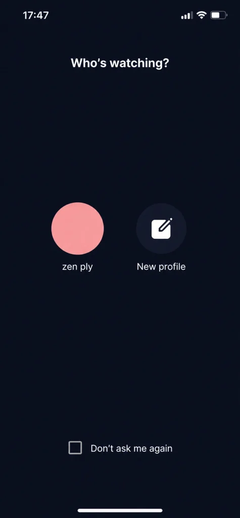 creating zen player profile
